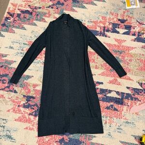 Banana Republic | dark green duster cardigan